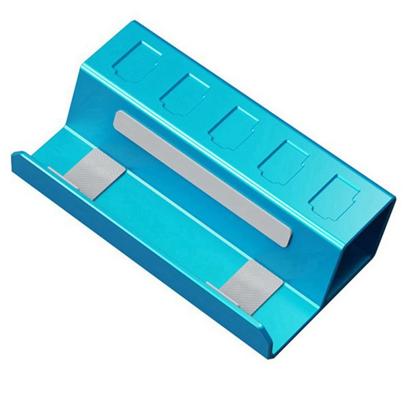 For Rog Ally Handheld Desktop Aluminum Alloy Stand Steamdeck/Switch Cell Phone Portable Simple Stand,Blue Easy To Use