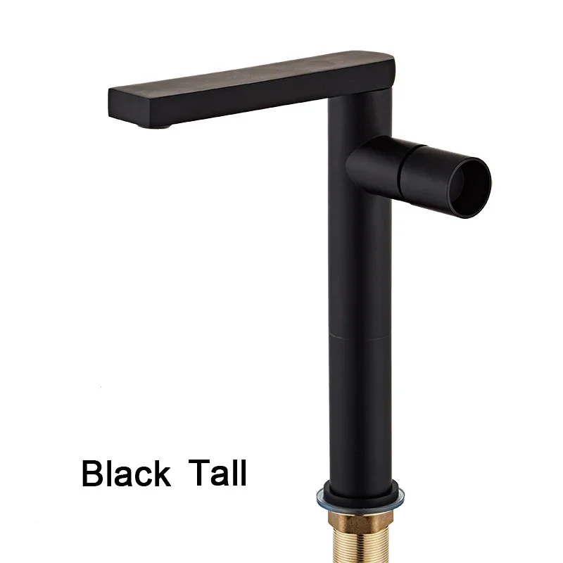 

Черная столешница, раковина для ванной комнаты, смеситель для раковины с одним отверстием и одной ручкой, современный смеситель для горячей и холодной воды