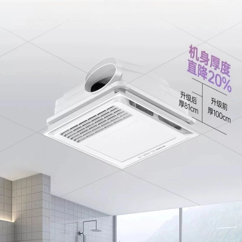 

Intelligent Multi-function Bathroom Warm Air Heater for Integrated Ceiling with Remote Control