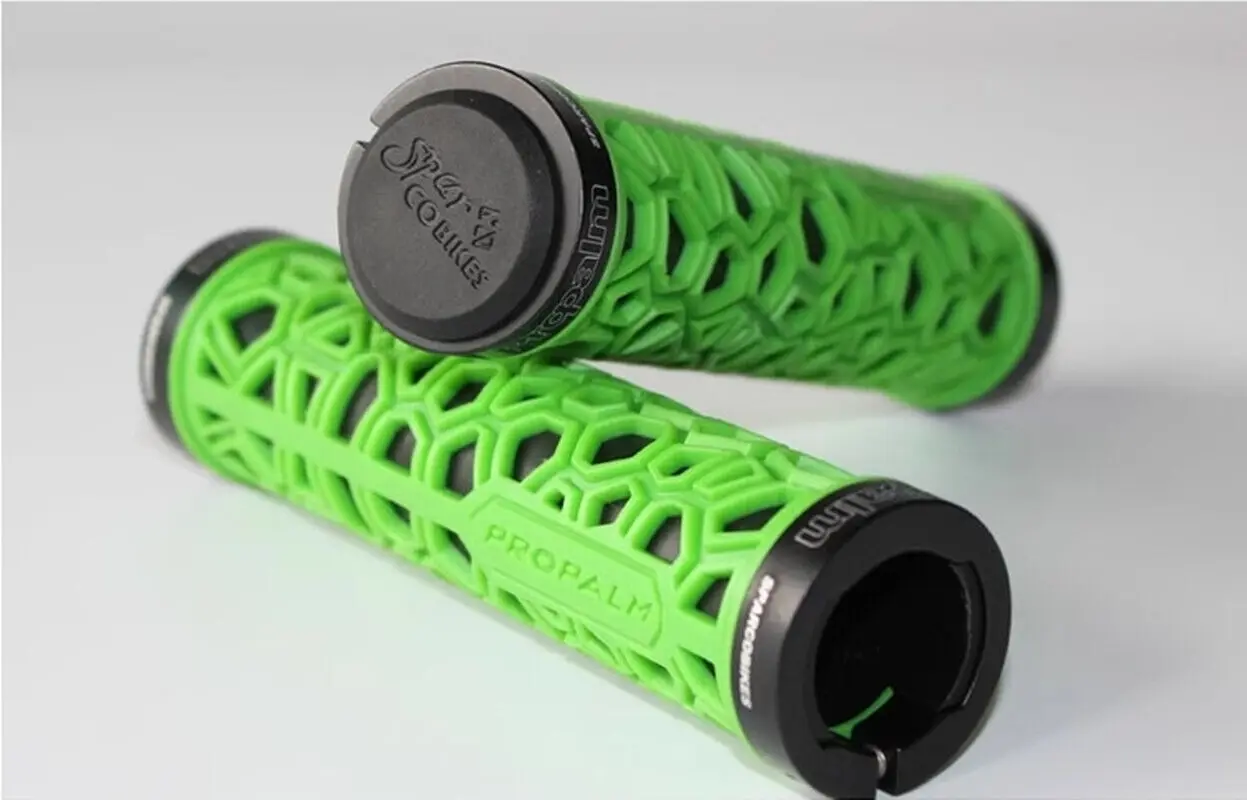 

Bicycle Grips Anti-Skid Comfortable Rubber Bike Handlebars Grips Lock-on
