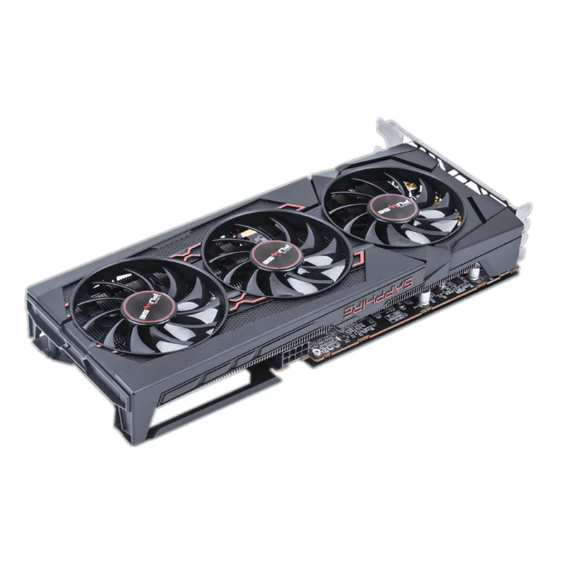 GPU AMD RX 5600XT 6GB GDDR6 192비트 데스크탑 컴퓨터 그래픽 카드 게임 그래픽 카드 PCI-Express 중고
