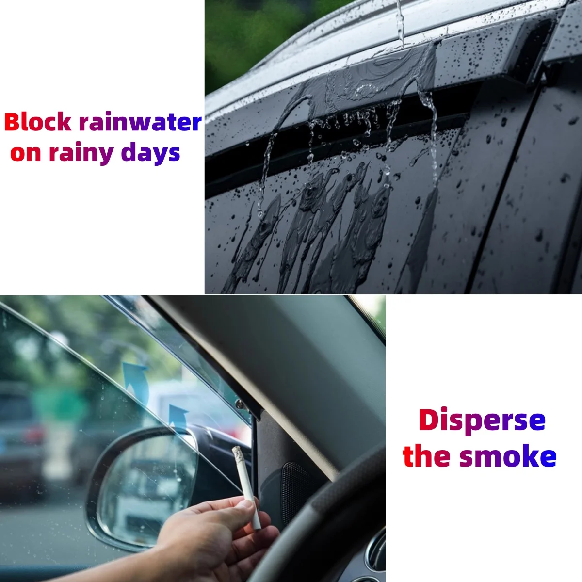 For Hyundai Tucson L 2015 2016 2017 2018 2019 2020 Car Accessories Door Window Visor Deflector Awnings Shelters Sun Rain Guard