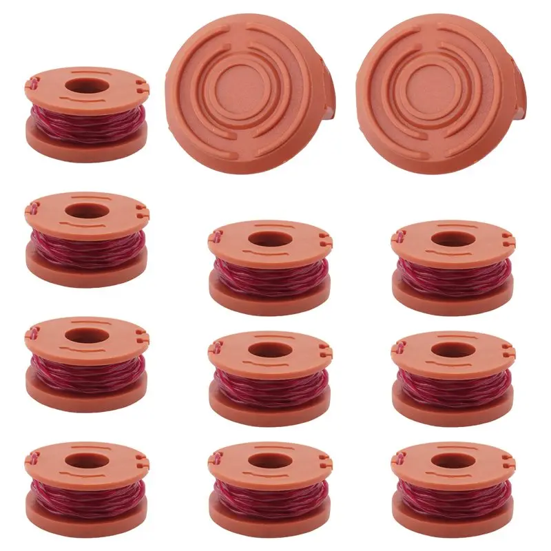 

Леска для триммера TFORU, 12 штук, WA0010, сменные катушки для триммера Worx, запасные лески для триммера Worx Dur, 0,065 дюйма