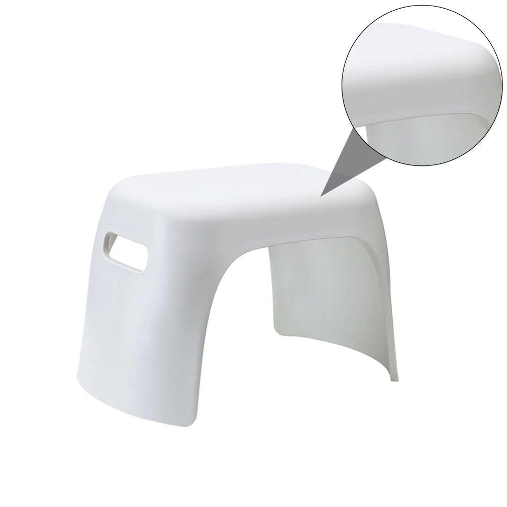 Sturdy Anti-Slip s Plastic Bathroom Footstool Home Stackable Pp Sitting Simple Footstool Plastic Stool Home