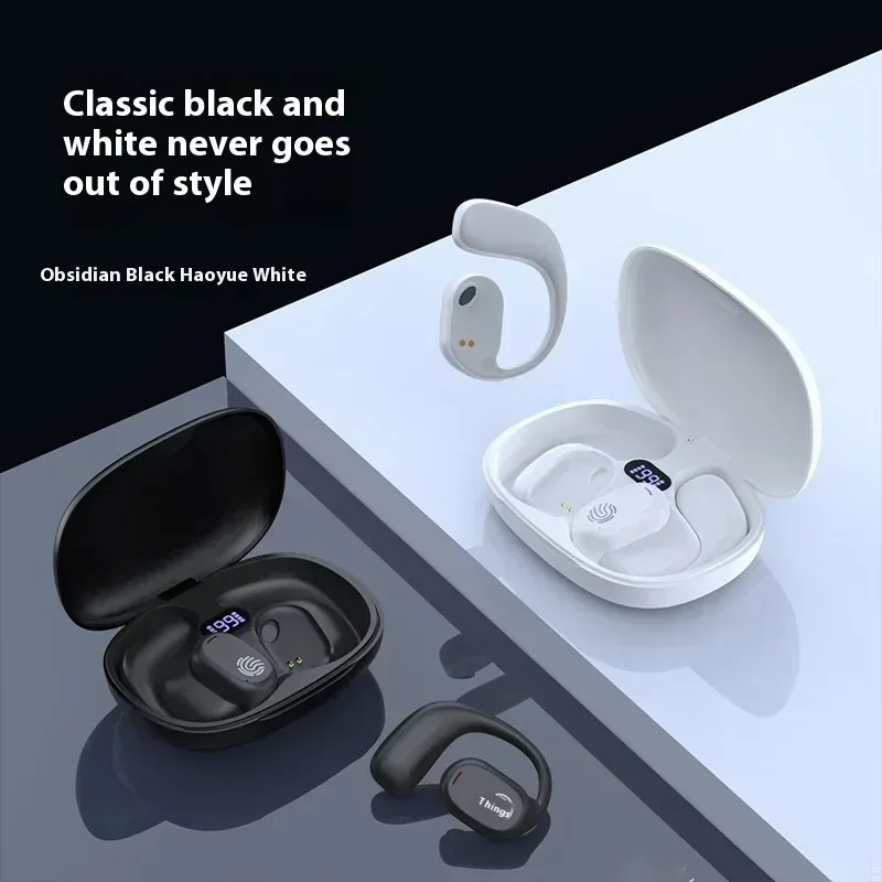 لينوفو الأصلي سماعات توصيل العظام Bluetooth5.3 سماعات أذن رياضية لاسلكية HiFi 9D ستيريو التحكم باللمس الحد من الضوضاء