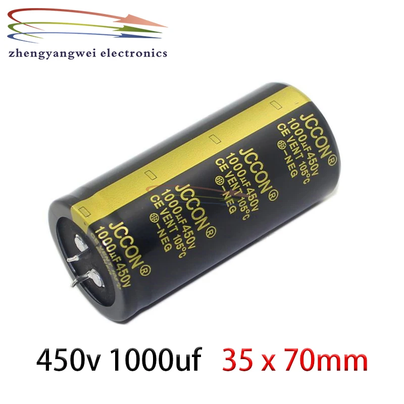 

35x70mm 10pcs 450v 1000uf black Audio Electrolytic Capacitor For Hifi Amplifier Low