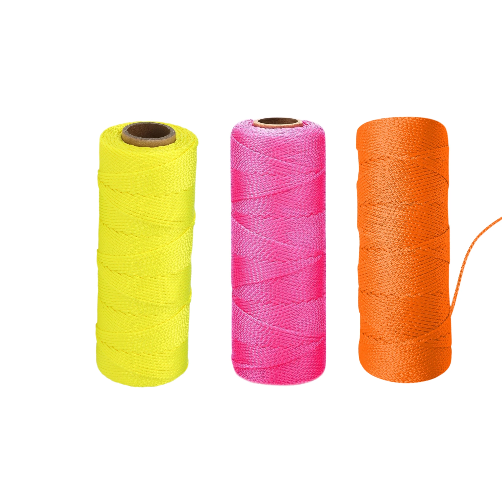 

18 # Масонная линия нейлона 215 футов | 3 ярких цвета | Подходит для строительства, граничной маркировки, проектов DIY и садоводства.