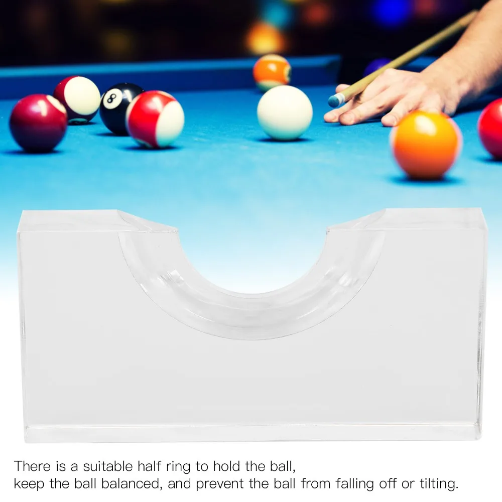 

Billiard accessorie Clear Acrylic Billiard Locator 8×4×1.2CM Ball Position Marker Pool Balls Position Locator Club Use