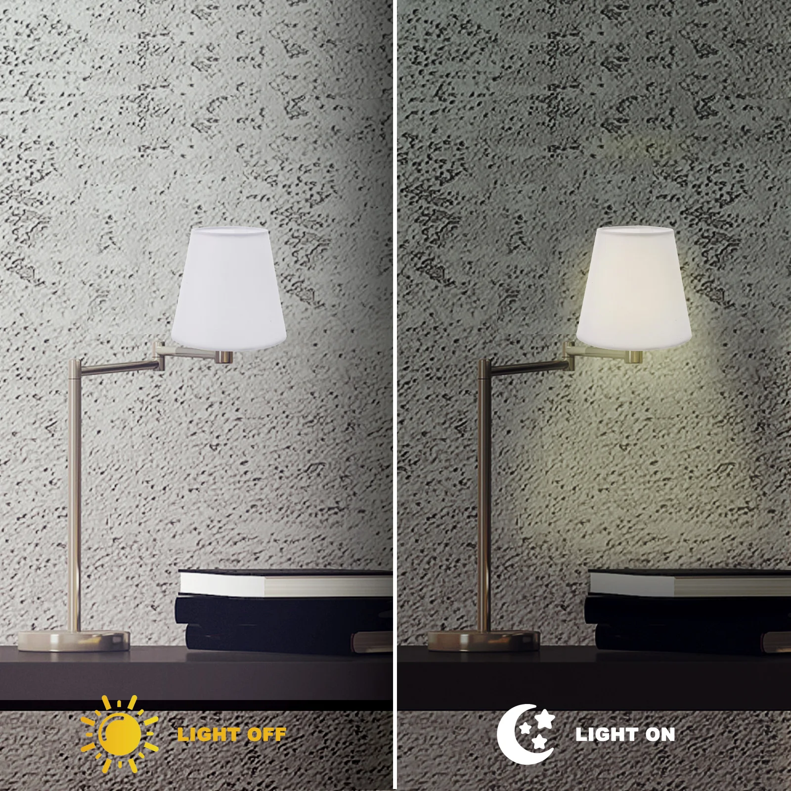 

Shade For Table Lamp Floor Lamp Bedside Light Fixture Fabric Iron Clip On Bulb Small Replacement Lighting Accessory