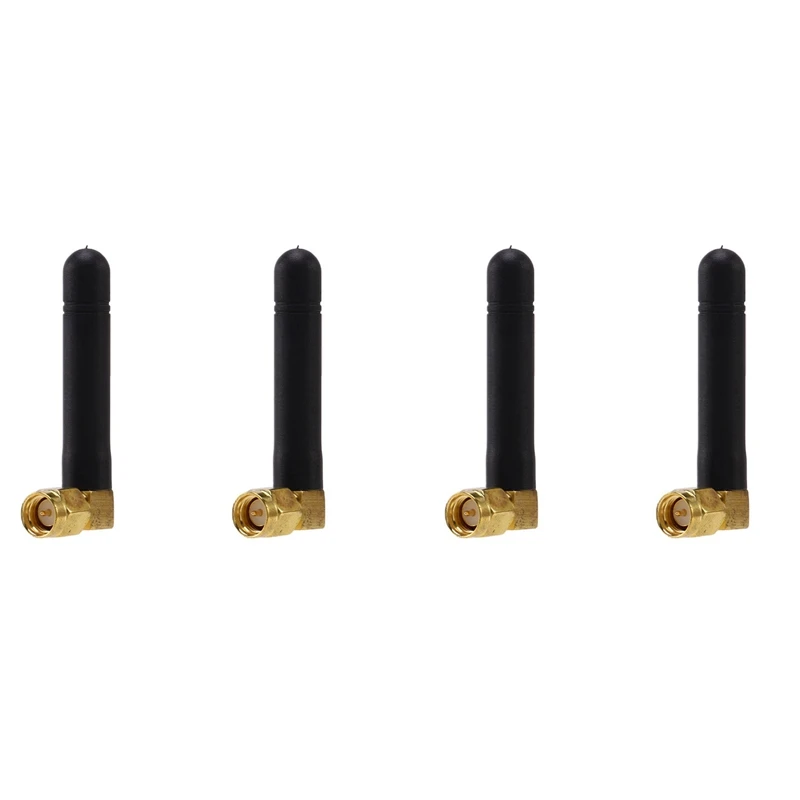 4Pc 2.4Ghz Antenna 3.5Dbi WIFI Aerial Bluetooth Zigbee Module SMA Male Right Angle External Antenna