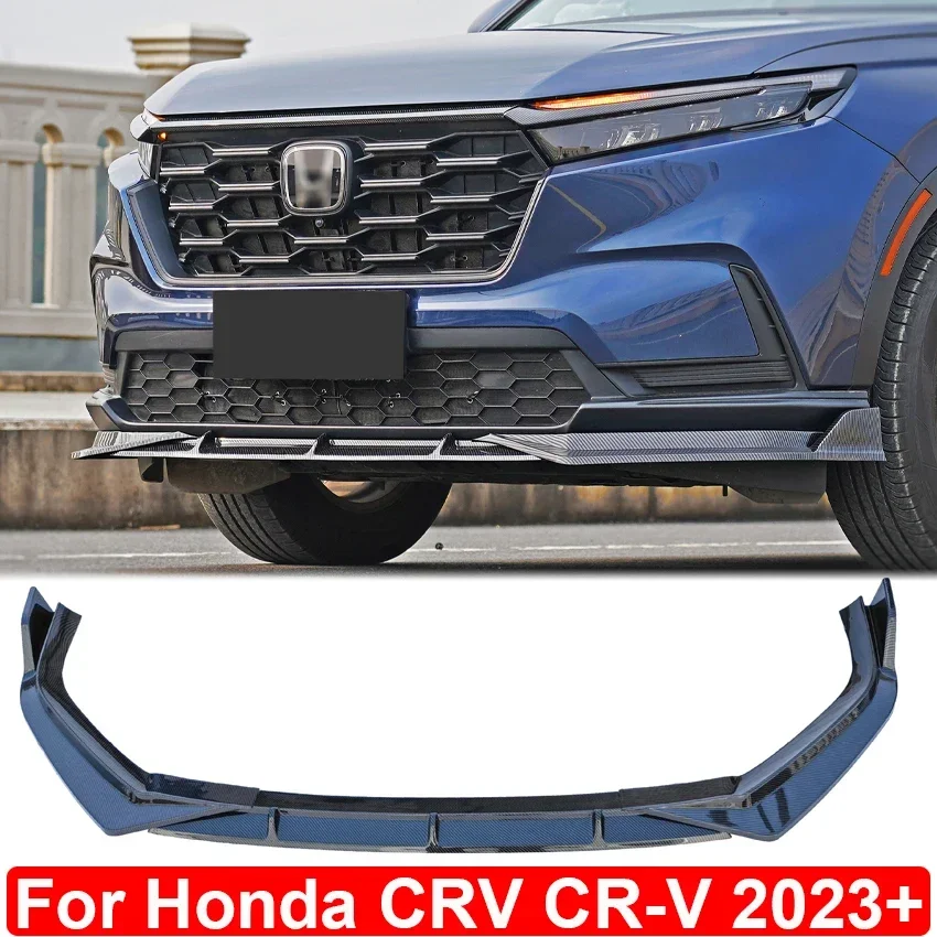 Front Bumper Lip Spoiler Splitter Diffuser Cover Trim Guards Body Kit Protection For Honda CRV CR-V 2023+ Car Accessories