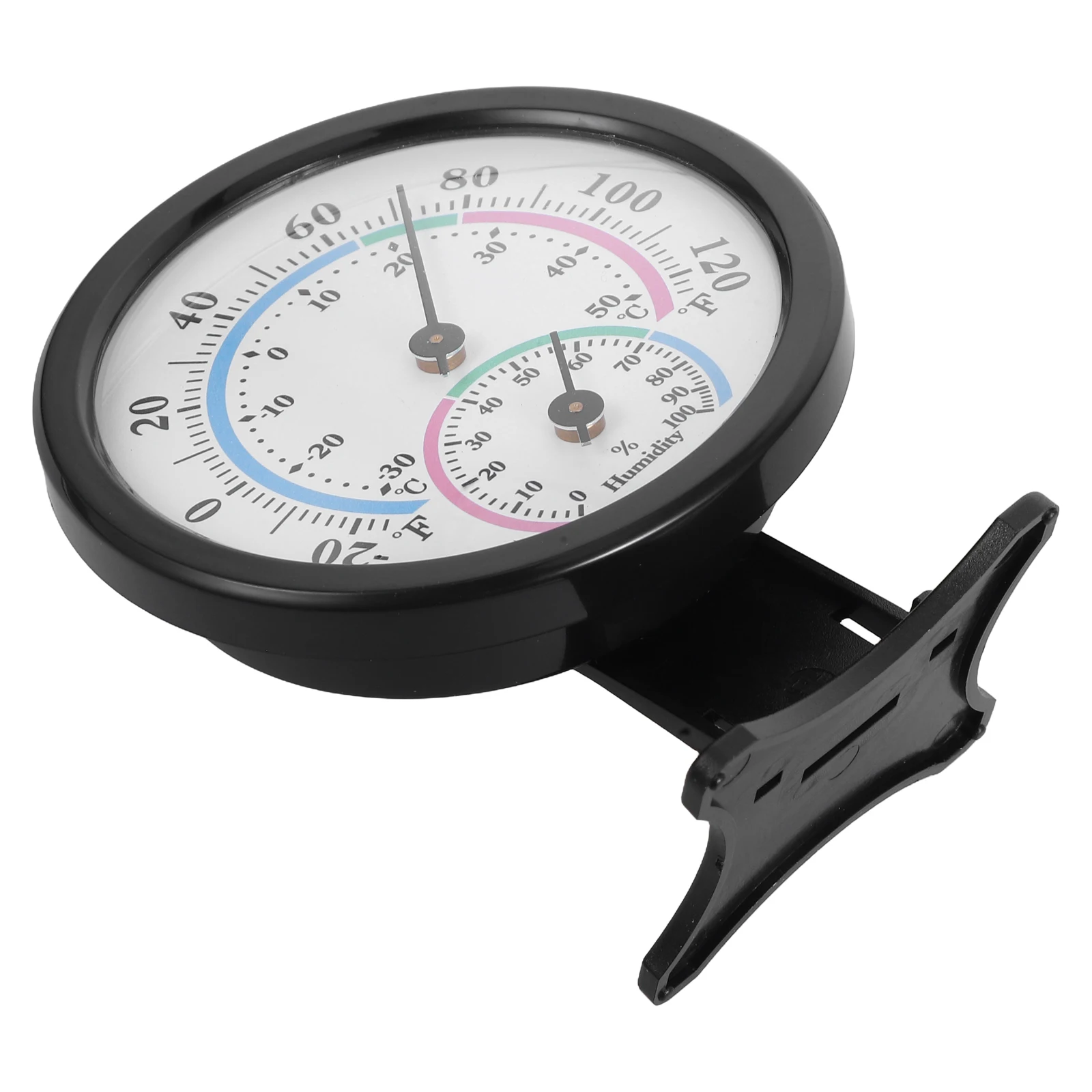 

Mini Thermometer Hygrometer Accurate Temperature Humidity Gauge Portable Design Easy Installation Use Aluminum
