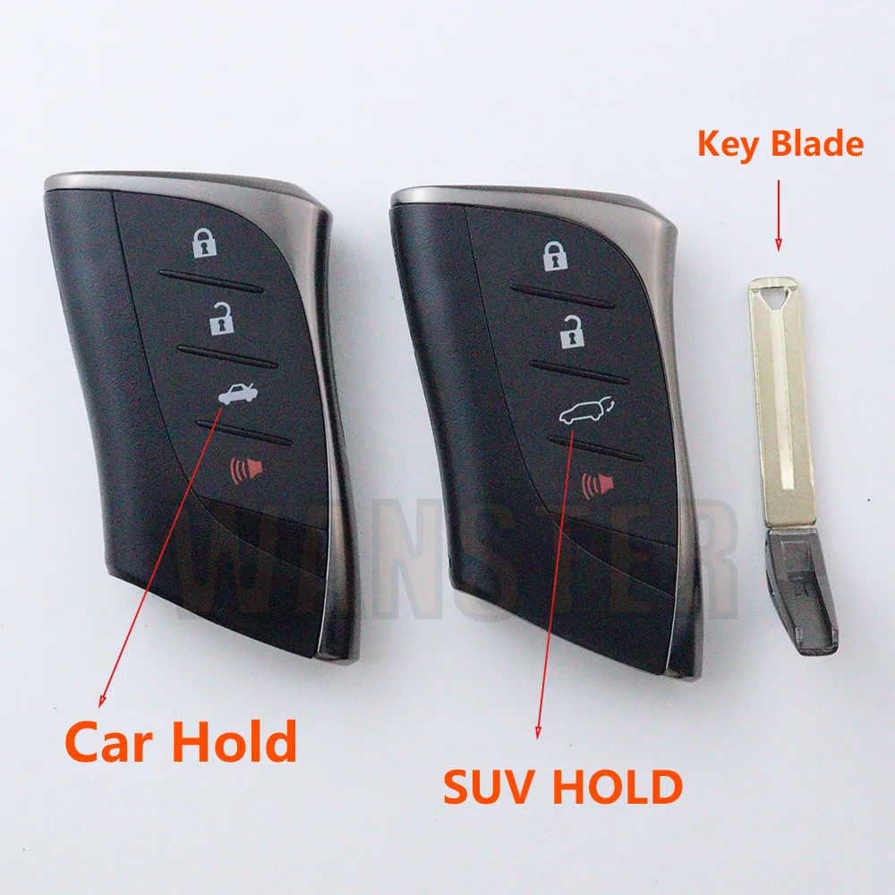 Upgrade Car Key Fob Case Shell Housing for Lexus IS250 IS300C RX270 GX460 ES240 ES350 LS460 GS300 450h 460h Replacement Modified