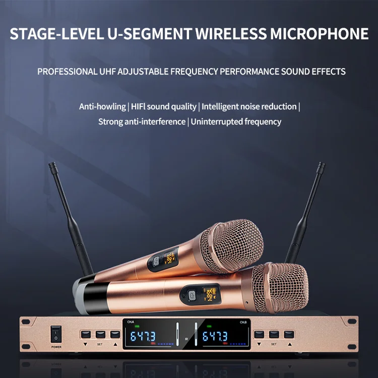 Black Sound Power Amplifier Karaoke Machine Digital Audio Professional House Music System Small High Power Amplifier