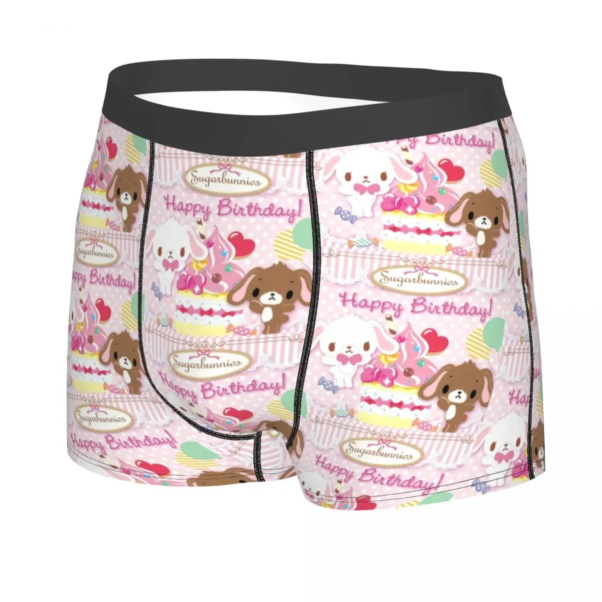 Custom Disney Cartoon Sugarbunnies Sanrio Japan Anime Underwear Male Printed Boxer Shorts Panties Briefs Soft Underpants