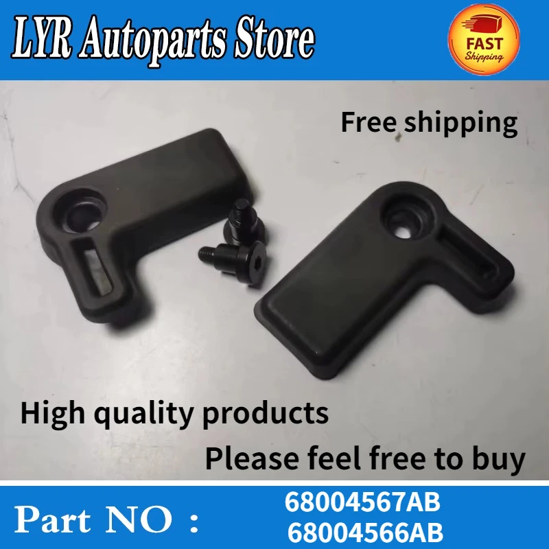 A pair Left and right Side Hardtop Panel Lever Black Fit For Jeep Wrangler 2007-2017 68004567AB 68004566AB