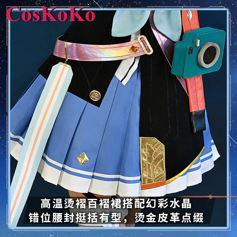 CosKoKo-Costume de Cosplay du 7 Mars pour Femme, Uniforme Adorable, Thème Anime Honkai: Star Rail, Vêtements de Jeu pour ixd'Halloween, Nouvelle Collection