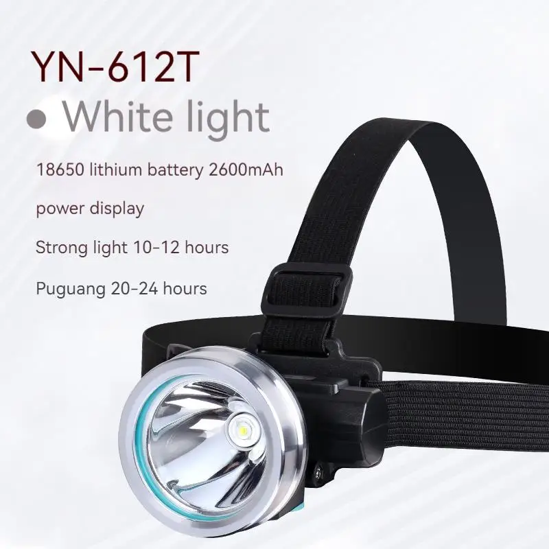 

Rechargeable HeadLamp Strong Light Long Range LED Night Fishing Family Mountaineering Headlamp With Flashlight Small Mining Lamp