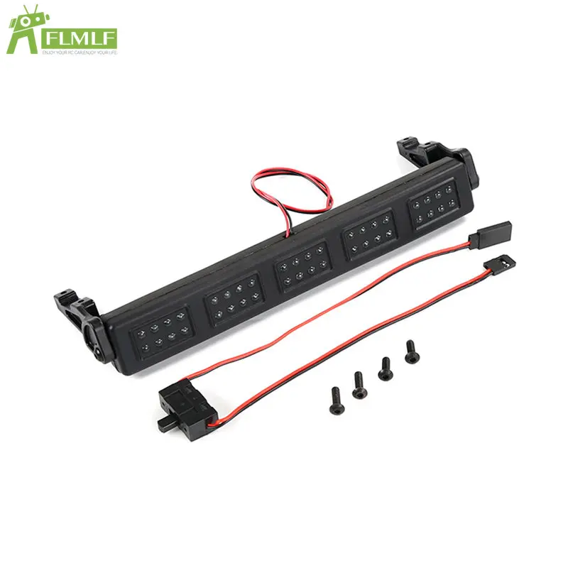 Plastikowy reflektor dachowy LED Pasuje do 1/5 HPI ROFUN BAHA ROVAN KM BAJA 5SC 5TS LT WLT Rc Car Toys Games Parts