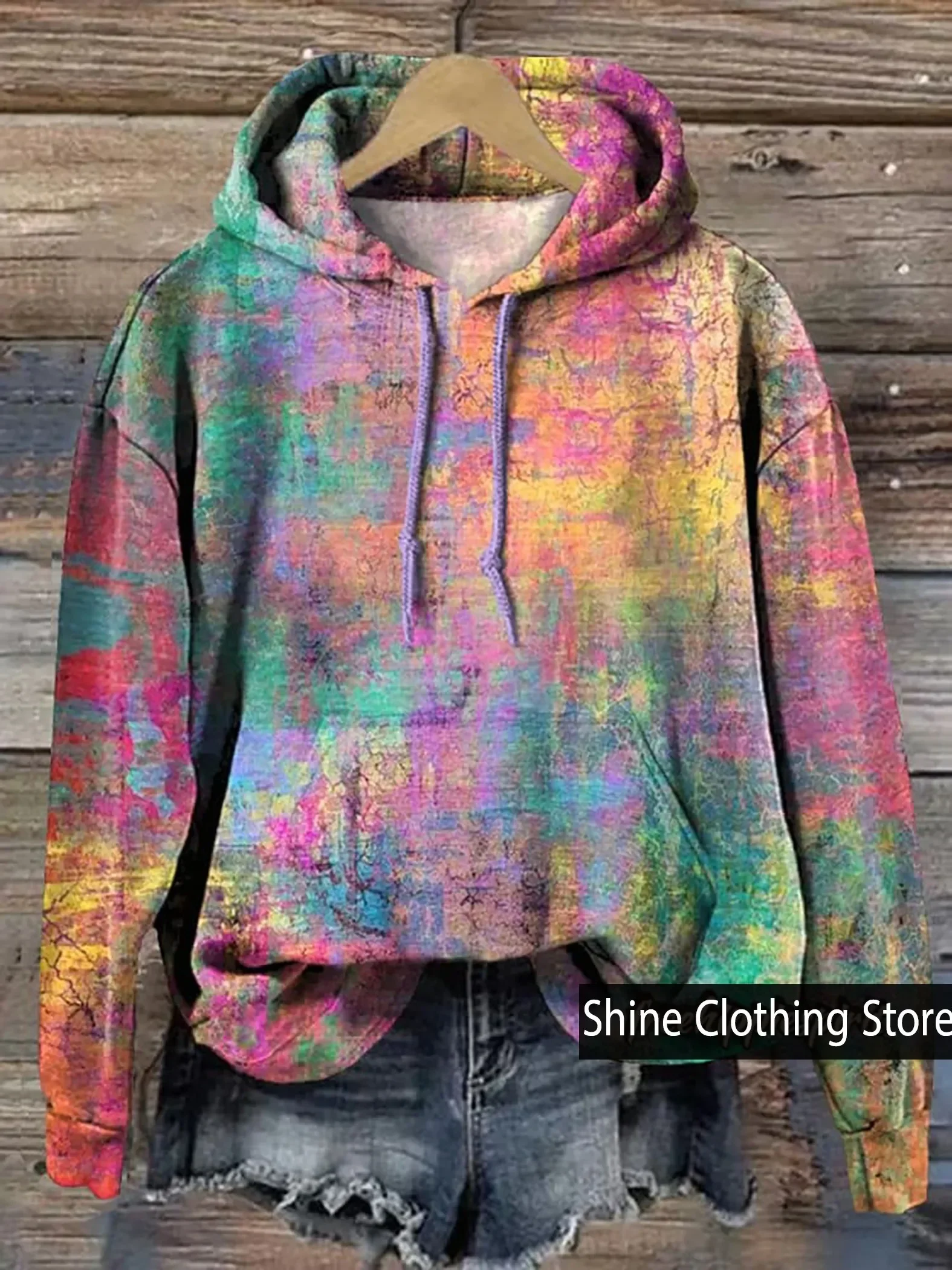 

Vintage Floral Pattern Women's Casual Hoodie,Sudaderas Para Mujer,Winter Clothes Women,sweatshirt Hoodie,new Sweatshirt