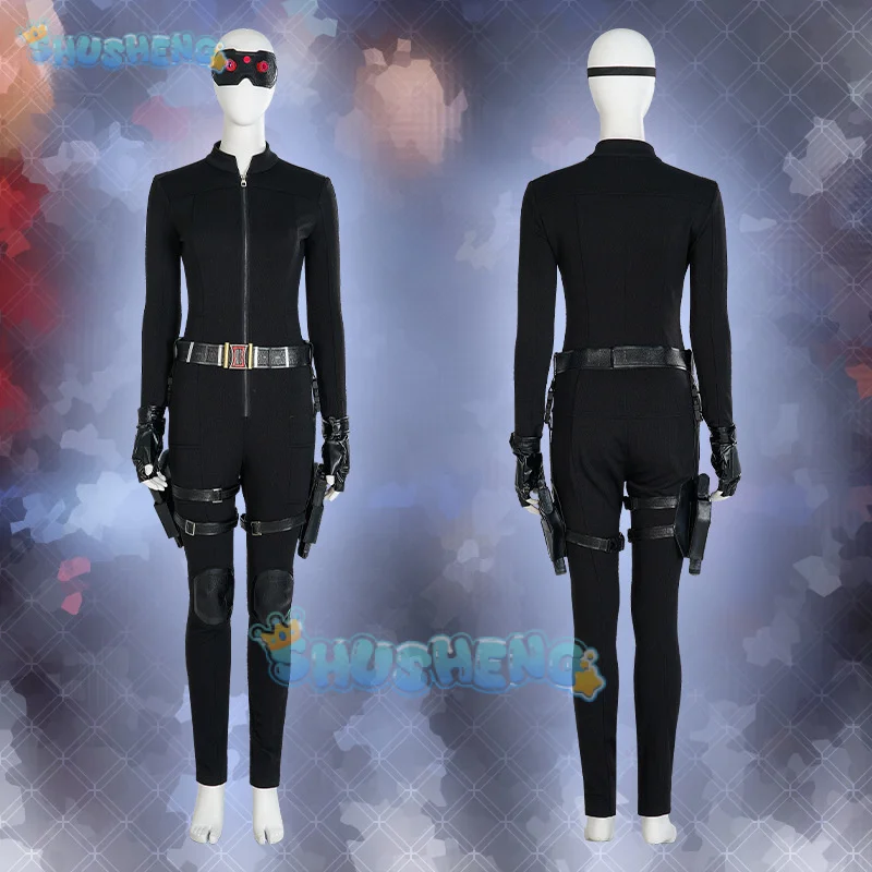 Thunderbolts Yelena Belova Black Widow Cosplay White Widow Costume Halloween Carnival Party Christmas Play Role Clothes Clothing