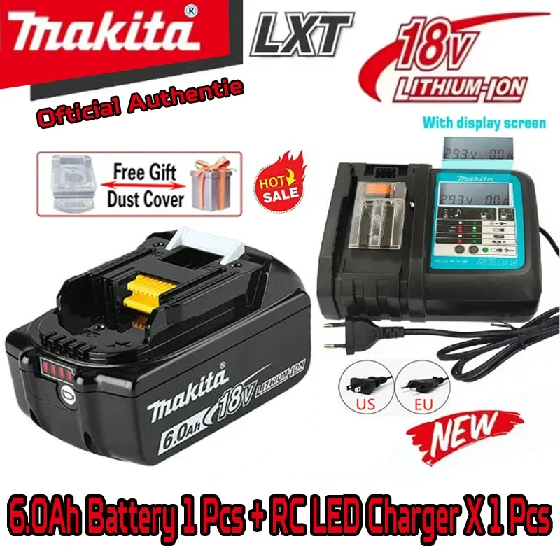 

100% Genuine/Original Makita 18v battery bl1850b BL1850 bl1860 bl 1860 bl1830 bl1815 bl1840 LXT400 6.0Ah for makita tools drill