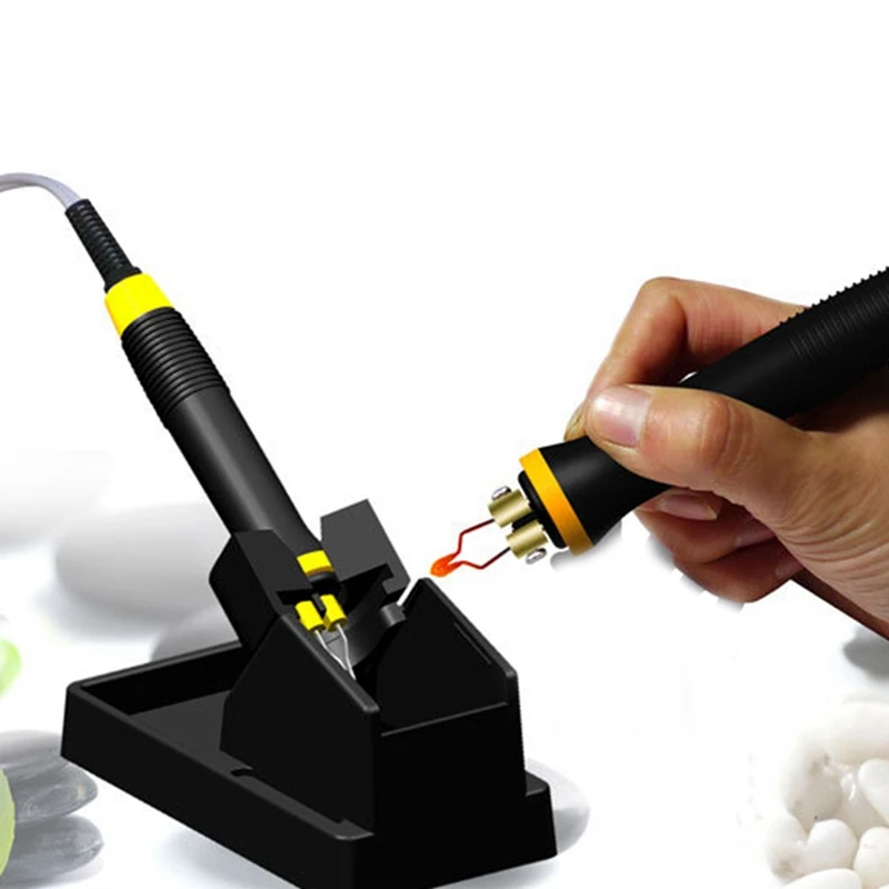 Wood Burner Kit Heat Press Machine Wood Craft Tool Kit For Wood Soldering Iron Welding Equipment Pyrography Tool EU Plug Durable