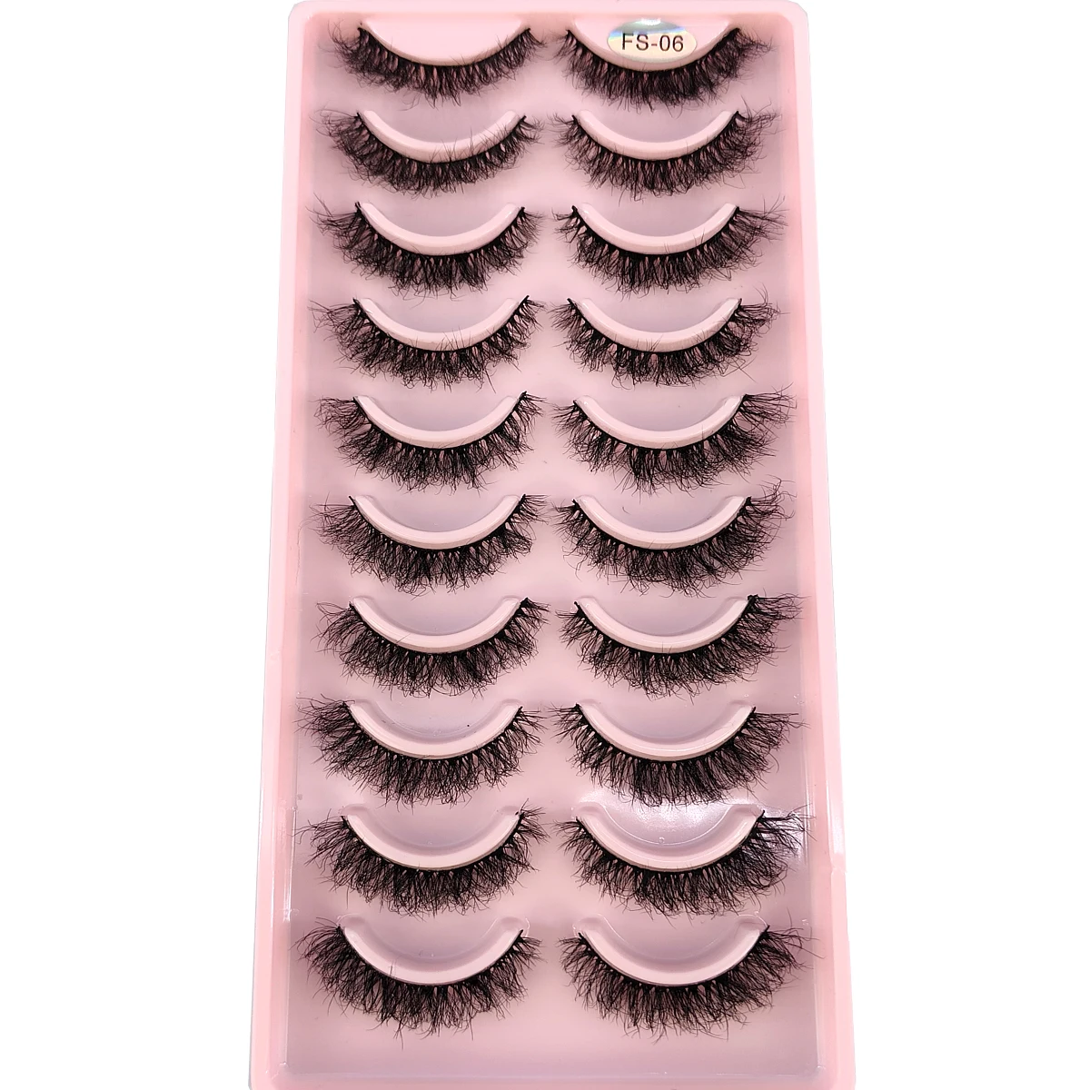 HBZGTLAD 10 ペアまつげ 3D ミンクまつげふわふわ再利用可能なまつげミンクつけまつげソフトで自然なクロスまつげエクステンション