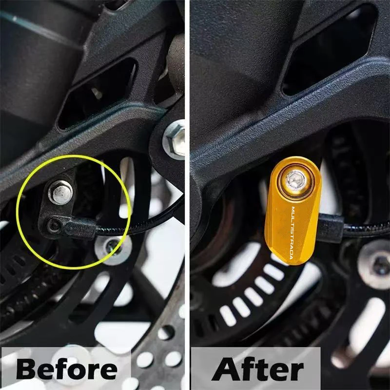 Motorcycle CNC Aluminum Rear Wheel ABS Sensor Guard Protection Cover For DUCATI Multistrada V2 V2S V4 V4S 1260S 950S 2017-2026