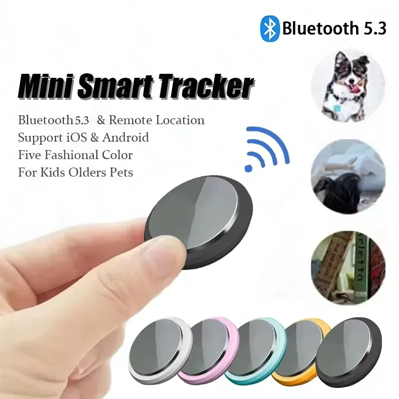 

2026 Mini GPS Smart Tracker Bluetooth 5.3 Portable Anti-Lost Reminder Device For Pets Bag Kids Air Tag Finder Tracking Locator