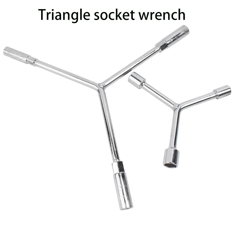 

Triangular Socket Wrench Y-type Tri-fork Wrench Three-prong Wrench Bicycle Household Disassembly Tool Repair Tool