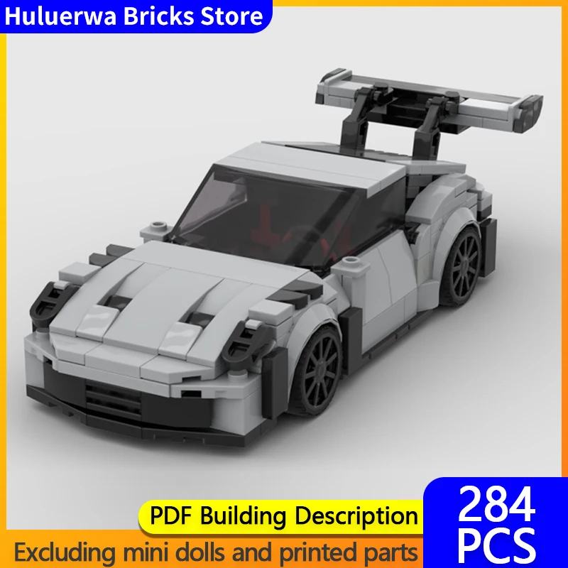 

Модель скоростного гоночного автомобиля MOC, строительные кирпичи GT3 RS, верхний уровень, спортивный автомобиль, модульная технология, детские праздничные подарки, сборные игрушки