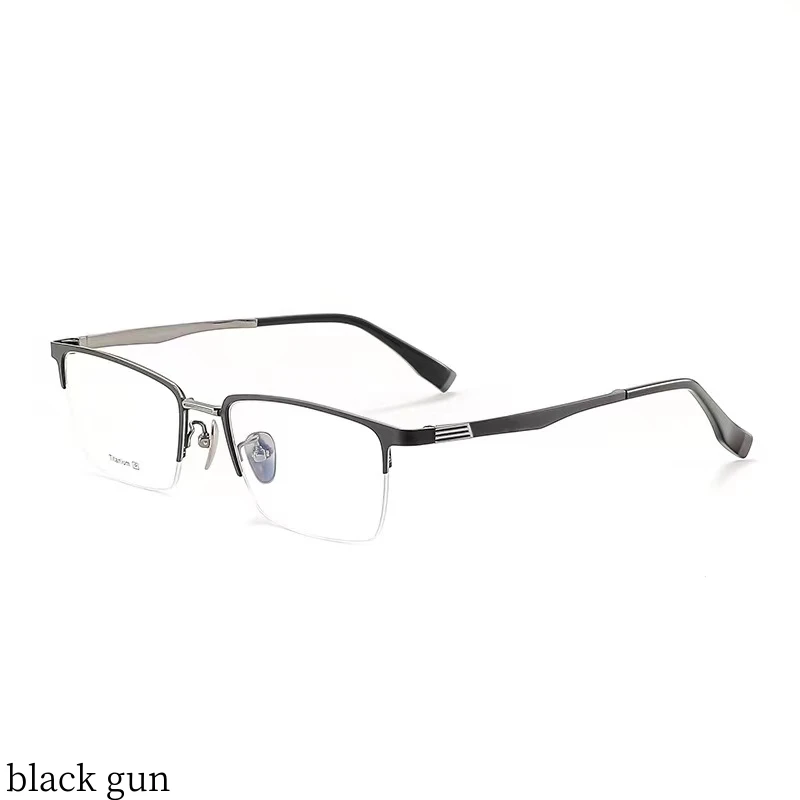 

53mm Pure Titanium Glasses Frame Men Square Eyewear New Male Classic Optical Prescription Eyeglasses Frames 9018