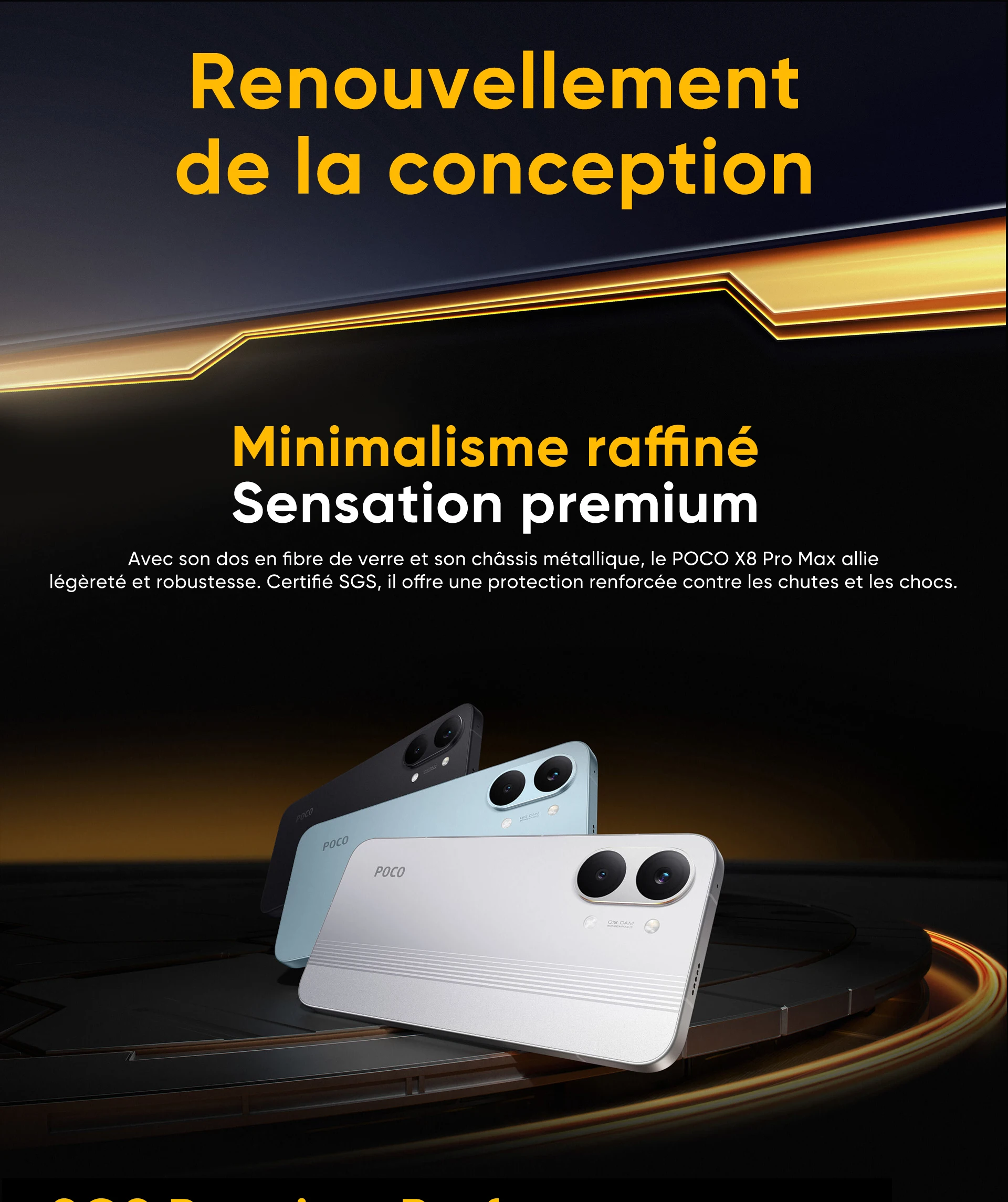 Globale Version POCO X8 Pro Max 5G Smartphone MediaTek Dimensity 9500s 6,83 Zoll 1,5K 120Hz Ultra-helles AMOLED-Display 8500mAh NFC – Detail 15