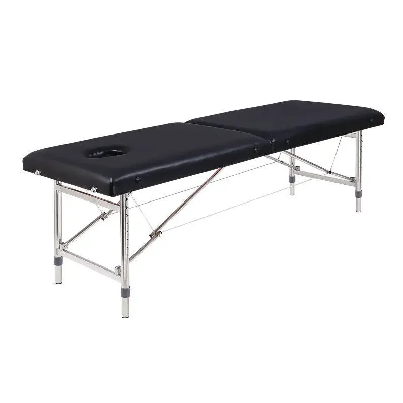 #Fold Portable Massage Bed Minimalist Tattoo Space-saving Massage Table Cervical Spine Lettino Per Massaggi Salon Furniture