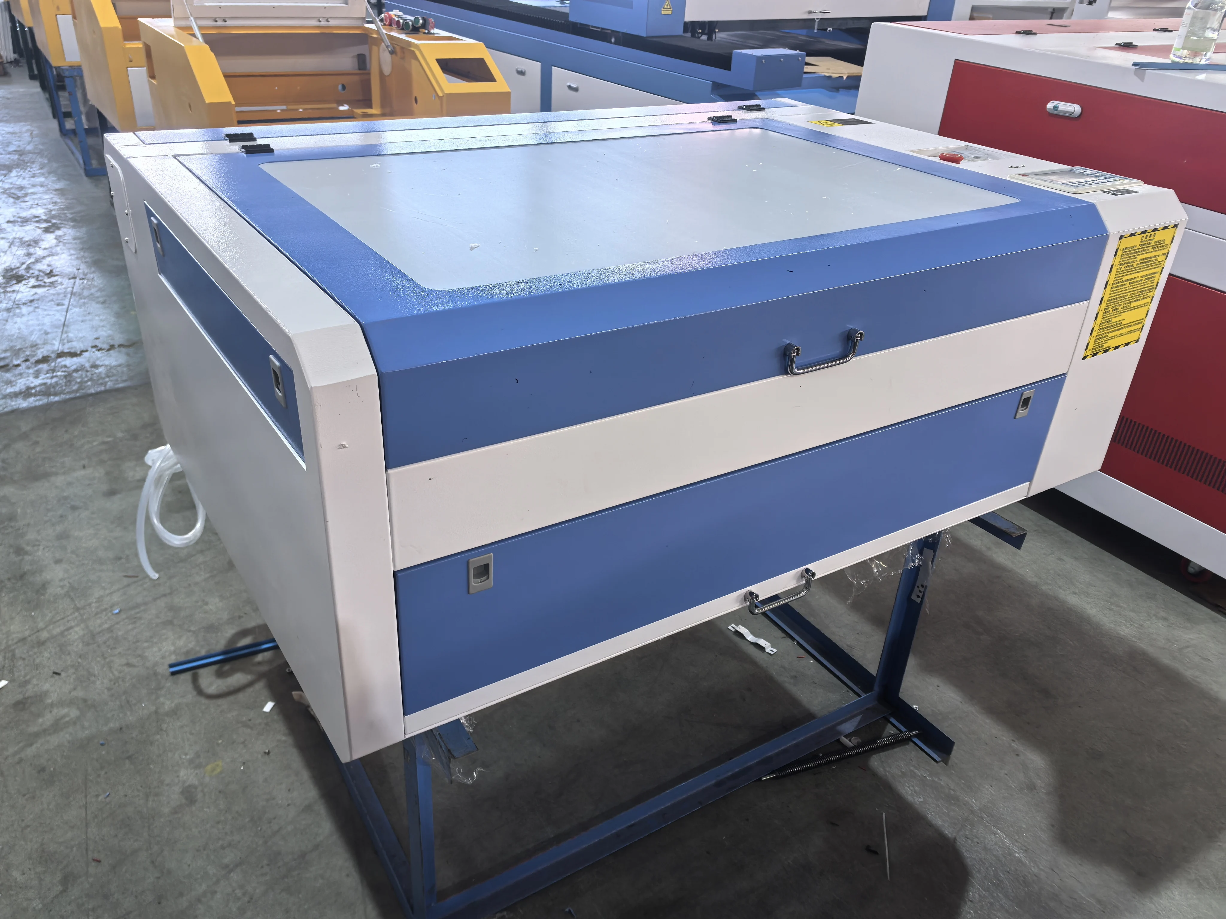 60W  Co2 Laser Cutting Machine 6090 Engraving for Crystal Acrylic Wood Fabric Rubeer Plastic Plate
