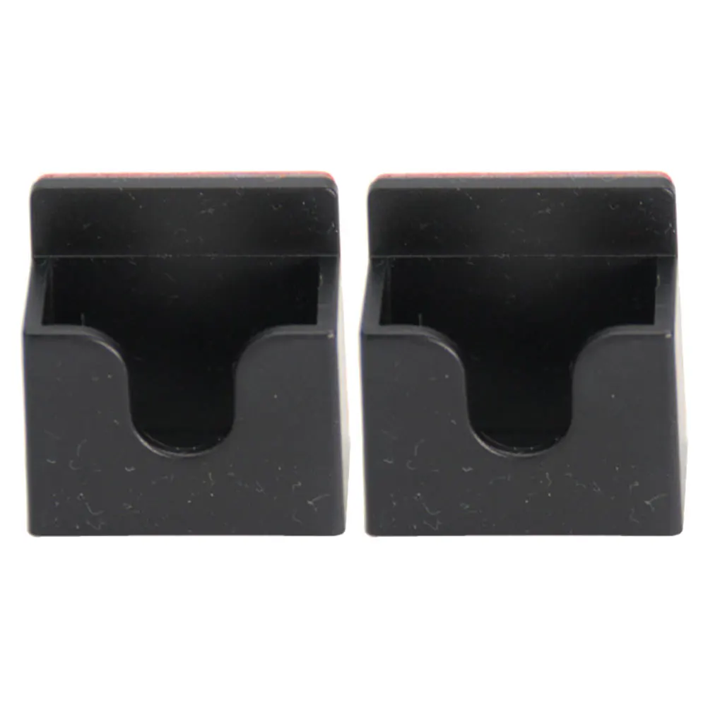 

2 pcs Cb Mic Holder Plastic Radio Microphone Hanger Clip For Car Mount Adhesive Secure Grip Compact Design Compatible With Yaesu