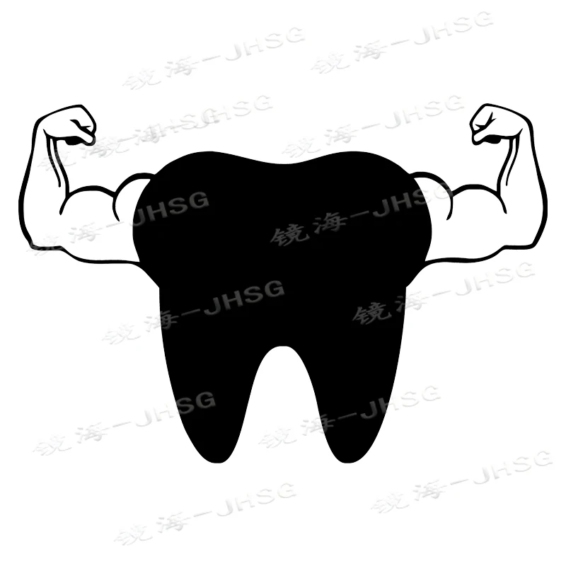 

Teeth Arm Stickers Fun Personalized Stickers Car Stickers Vehicle External Accessories