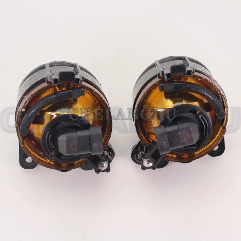 Pair Front Bumper Fog Lights Lamp With Halogen Bulbs For VW Golf 5 A5 MK5 2004 2005 2006 2007 2008 2009