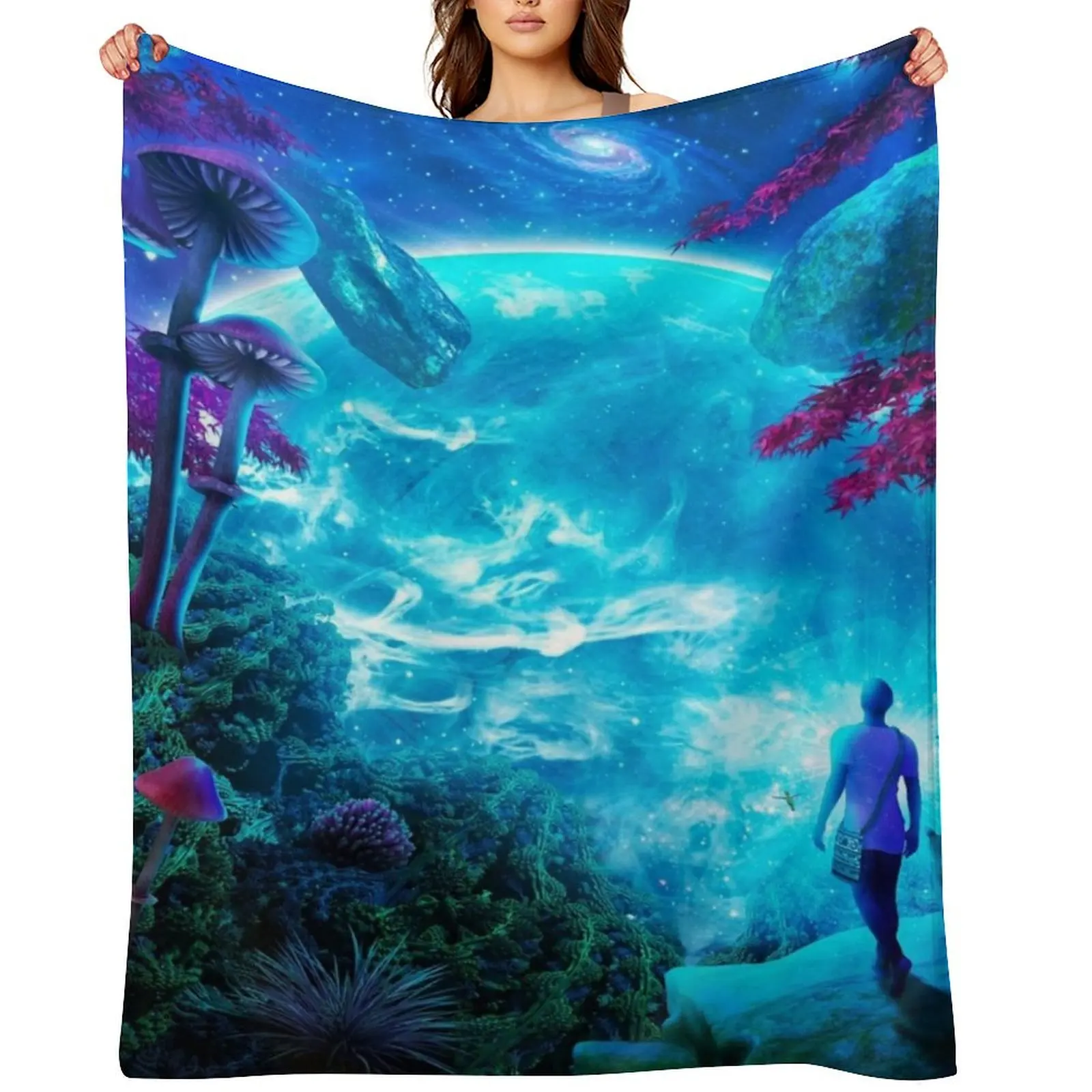 

Lost Sky Throw Blanket blankets ands Sofa Throw Summer Vintage Blankets