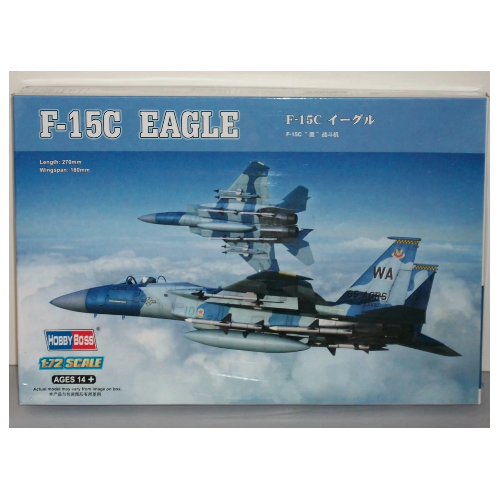 

Hobbyboss 80270 масштаб 1:72 американский самолет F15 F-15C F15C модель истребителя орла, модель бомбардировщика, пластиковая сборка, комплект модели