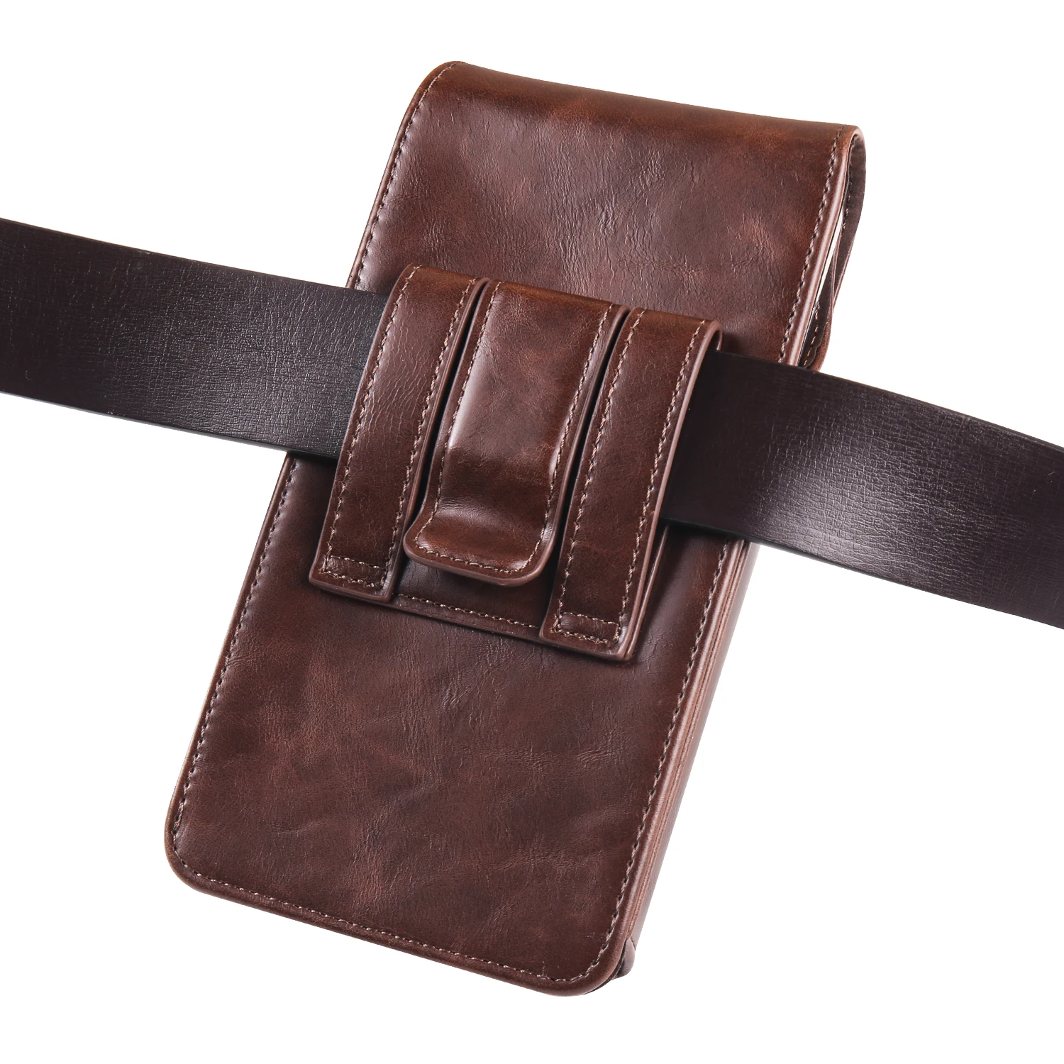 Cow Leather Belt Clip Phone Case Men Waist Bag Holder For Samsung Galaxy S24 S23 Ultra S22 S21 Plus S20 FE,Note 20 Holster Pouch