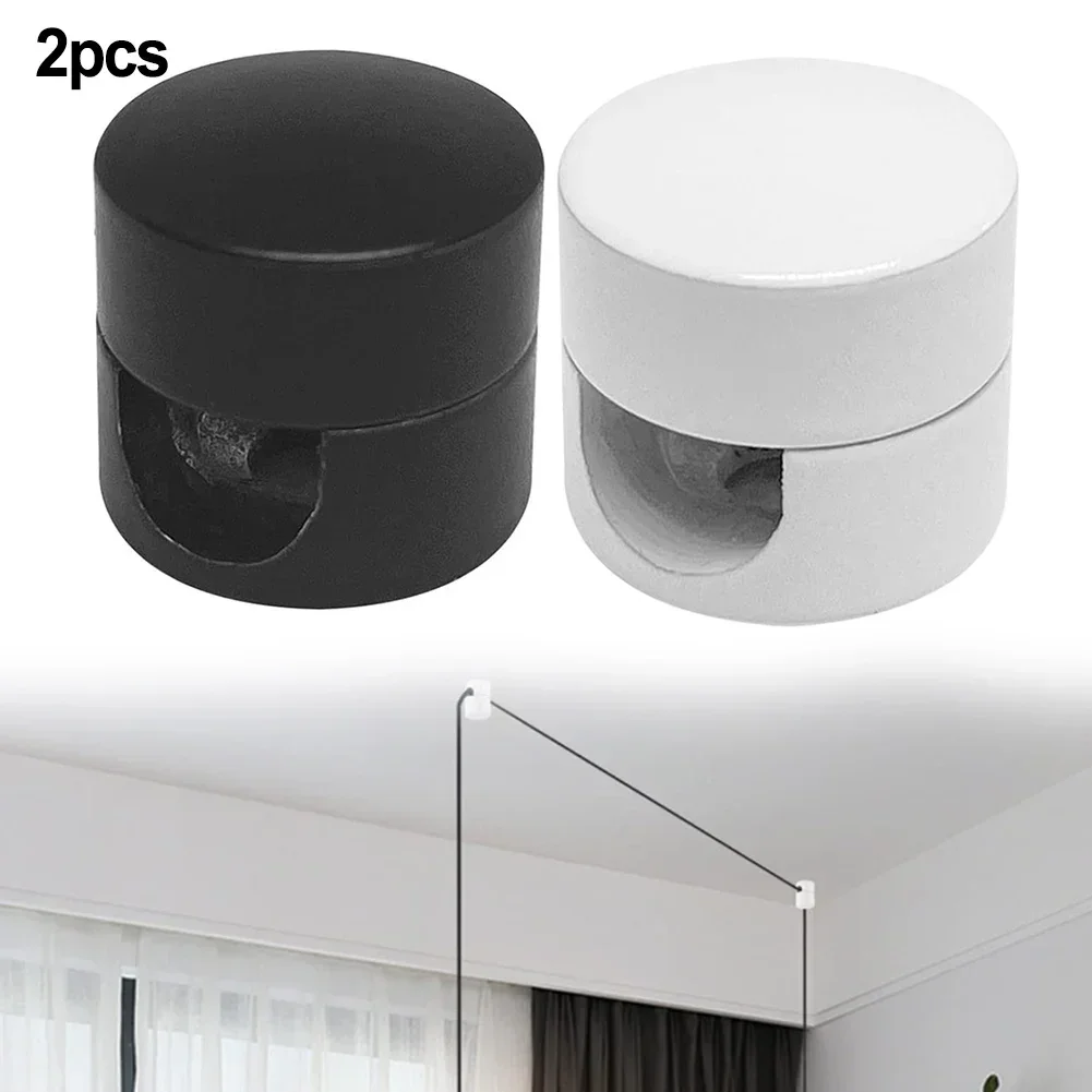 2pcs Ceiling Lights Cable Holder For Textile Cables With Screws And Expansion Tube Mounting Wall Ceiling Pins Light Accessories