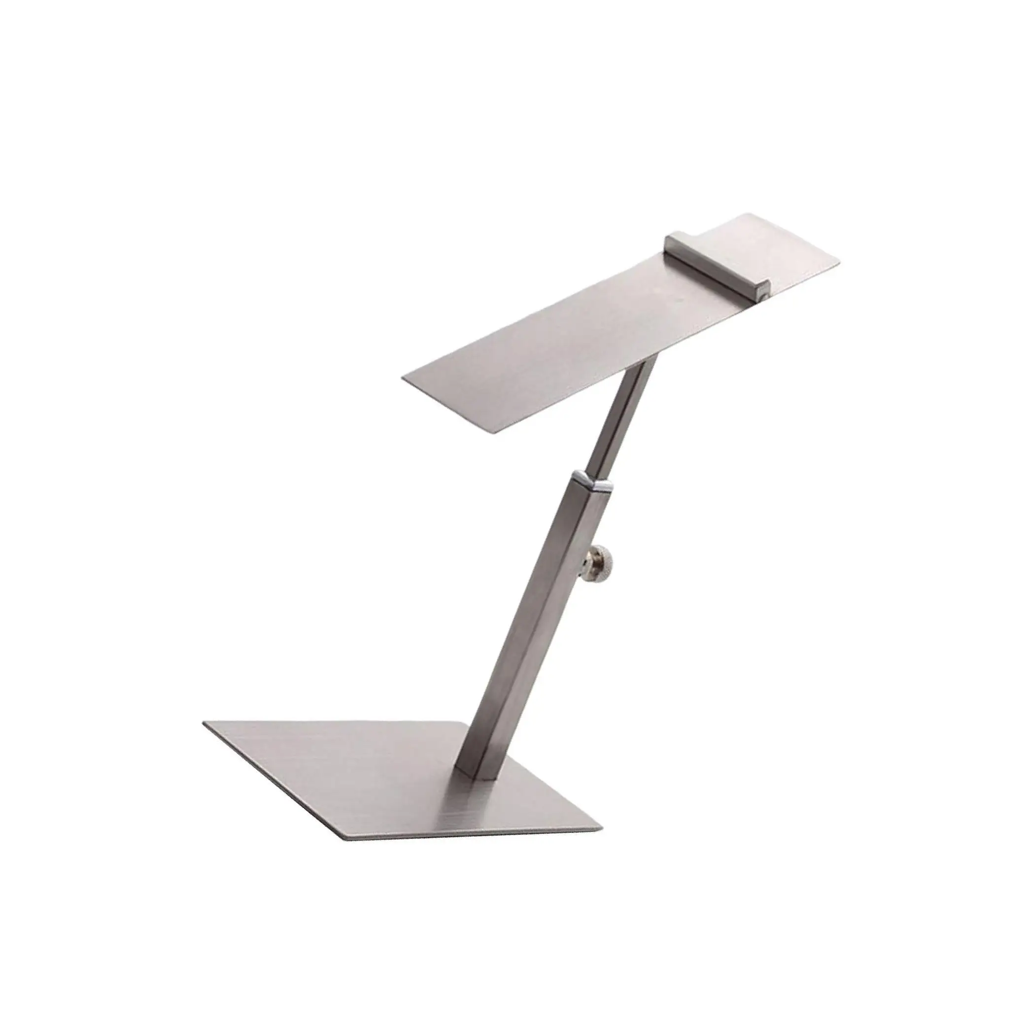 Shoe Display Rack Stand Adjustable for High Heel Store Matte Silver