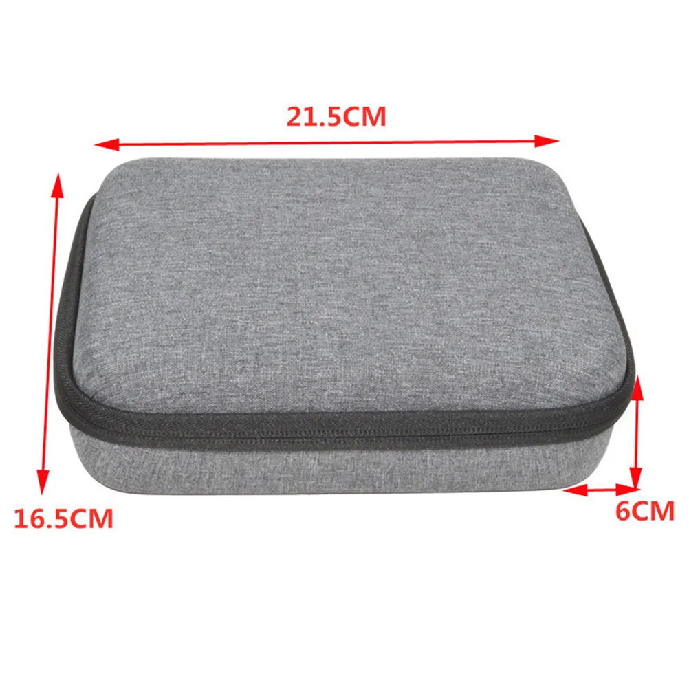 

Nylon Portable Zipper Sports Camera Case Grey Compact Durable Travel Storage Bag for Accessories