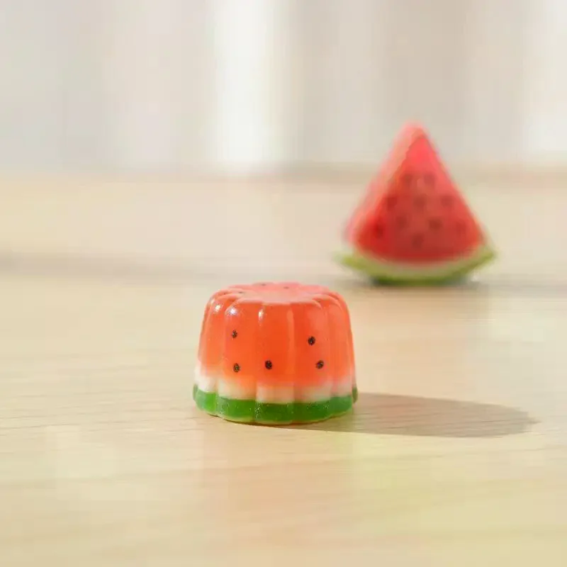 Sensory Squeezable Stress Toy 1Pc Cartoon Maltose Pudding Toast Watermelon Design for Adults Anxiety Relief Desk Decor