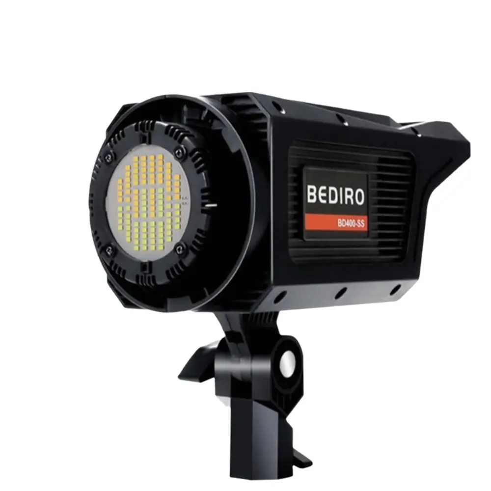 Professional 100W Studio Flash Light Bowens Mount Angle Adjust Photography Light 6500K LED Modeling Lamp Wedding Portrait