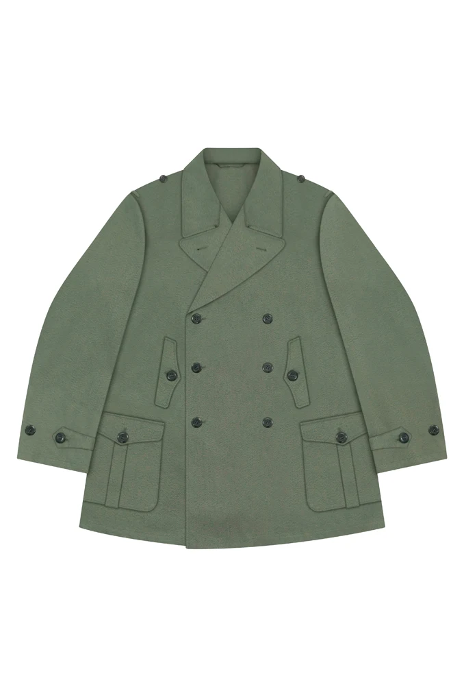 

GUFA-005 Зеленая ветровка немецкой полиции Gebirgs Herman Mountain Trooper времен Второй мировой войны в горошек II