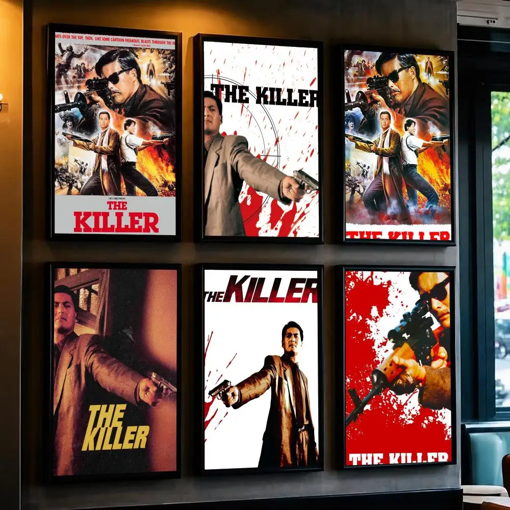 classic movie T-The Killer-R Poster Decorative Wall Art Sticker for Cafe Office Bedroom and Living Room