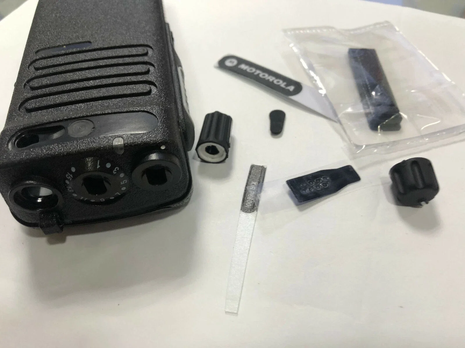 Housing Case Front Shell With Knob Dust Cover For Motorola XiR P6600i DEP550e